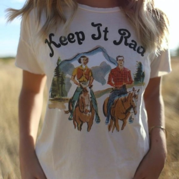 Tops - IN STOCK - Keep it Rad Cowboy Graphic Tee